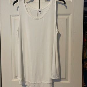 White luxe old navy tank top